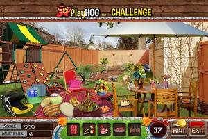 Hidden Object Games Messy Backyard Challenge # 320 capture d'écran 1
