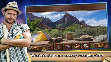 New Free Hidden Object Games New Free Camping Trip الملصق