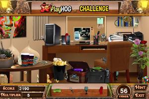 Challenge #24 Around the House Hidden Object Games Affiche