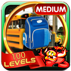 Challenge #228 School Bus Free Hidden Object Games biểu tượng