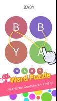 Word Puzzle - Funny Words Game Affiche