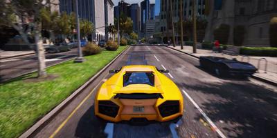 3D Simulator Lamborghini پوسٹر