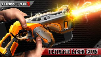 Armes de Guerre X: Pistolet Laser Affiche