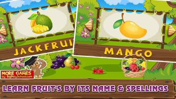 Learn Fruits - Kids e-Learning poster