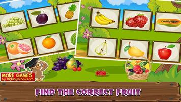 Learn Fruits - Kids e-Learning تصوير الشاشة 1