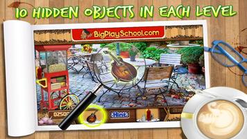 22 Free Hidden Objects Game Free New Boutique Cafe Affiche