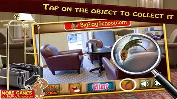 6 - New Free Hidden Objects Games Free Hotel Lobby اسکرین شاٹ 1