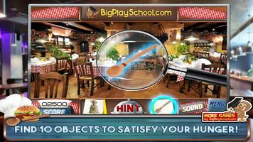 48 Free Hidden Objects Games Free Petit Restaurant स्क्रीनशॉट 1