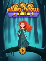 archery princess bubble poster