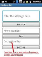 Blow-fish Encrypted SMS স্ক্রিনশট 3
