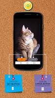 Cats Zipper Lock Screen syot layar 1