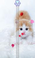 Cute Kitty Zipper Lock Screen 截圖 3
