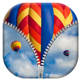 Hot Air Balloon Zipper Lock icon