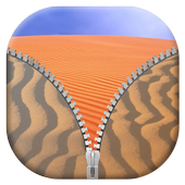 Desert Zipper Lock Screen icon