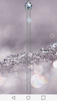Diamonds Zipper Lock Screen 스크린샷 2