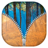 Forest Zipper Lock Screen icon