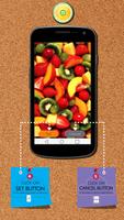 Fruits Zipper Lock Screen syot layar 1