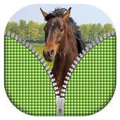 Horse Zipper Lock Screen icon