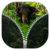 Jungle Zipper Lock Screen icon