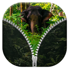 Jungle Zipper Lock Screen simgesi