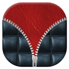 Leather Zipper Lock Screen-icoon