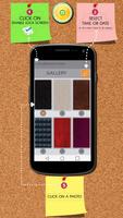 Leather Zipper Lock Screen постер