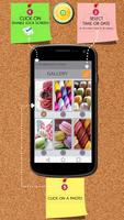 Macaron Zipper Lock Screen plakat