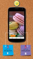 Macaron Zipper Lock Screen ảnh chụp màn hình 1