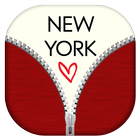 New York Zipper Lock Screen ikona