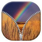 Rainbow Zipper Lock Screen icône