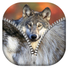 Wolf Zipper Screen ikona