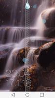 Waterfall Zipper Screen Poster