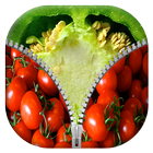 Veggie Zipper Lock Screen icon