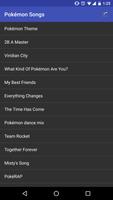 Pokémon Songs capture d'écran 1