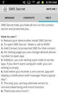 SMS Secret Free স্ক্রিনশট 3