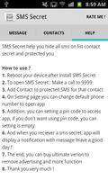 SMS Secret Free captura de pantalla 3