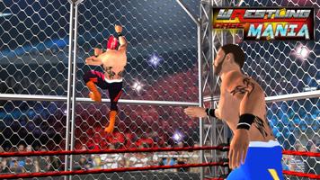 Wrestling Cage Mania captura de pantalla 1