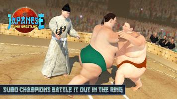 Japanese Sumo Wrestling - Wrestling Games Fighting Affiche