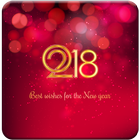 Happy New Year Best Greeting 2018 ícone