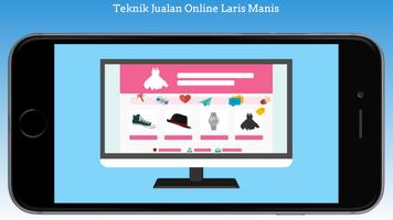Poster Teknik Jualan Online Laris Manis