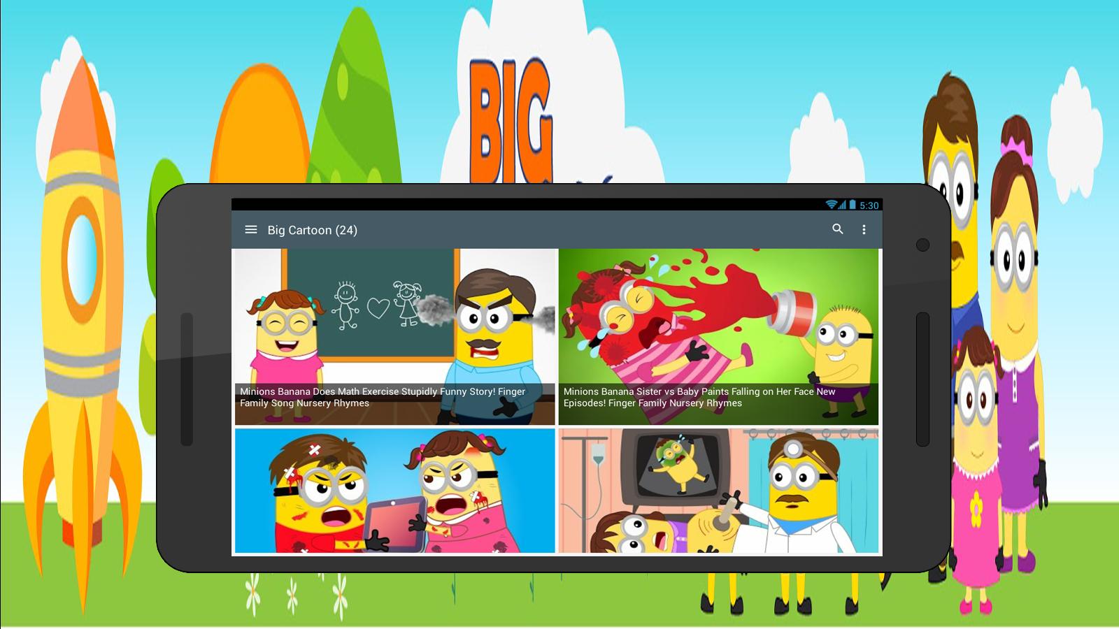 Big Cartoons For Android Apk Download Minions banana sister vs minions baby...