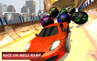Big Mega Ramp Car Racing Stunts Simulator capture d'écran 1
