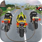Chained Moto Bike Attack Racing Game icon