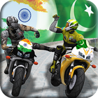 Pakistan Vs India - Bike Attack Race icône