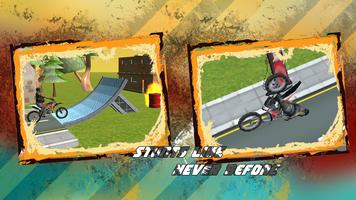 Crazy Bike Stunts New Free capture d'écran 1