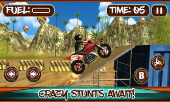Poster Bike Racing Rider Stunt Mania
