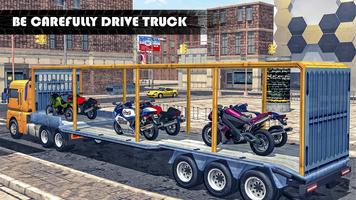 Bike Transport Heavy truck постер