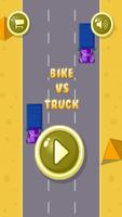 Bike VS Truck Cartaz
