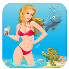 Bikini Fishing Mania 3D icono