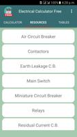 Electrical Calculator تصوير الشاشة 1